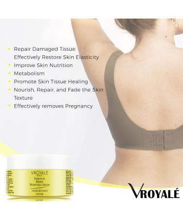 Stretch Mark Removal Cream - Natural Organic Scar Repair | Moisturizing Body Cream for Pregnancy & Skin Healing (120g - Buy Online on GoSupps.com