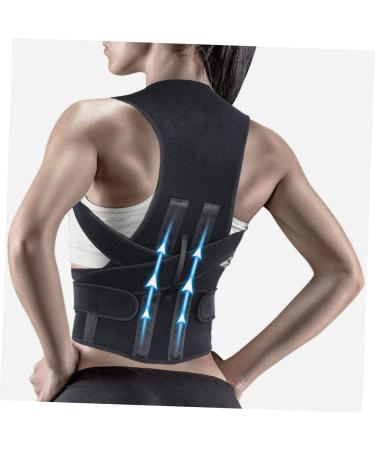 FRCOLOR Back Support Belt - Posture Corrector for Men | Heat Adjustable Hunchback Device | Portable Back Straightener | Family Support Brace - Buy Online on GoSupps.com