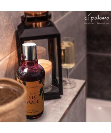Di Palomo Vegan Wild Fig & Grape Bathing Bubbles 300ml - Foaming Bubble Bath & Luxury Shower Gel, Nourishing Skin Care, Gifts for Her - Buy Online on GoSupps.com