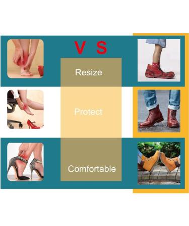 Leather Heel Grips Liner Cushions - 3 Pairs Khaki Heel Inserts for Loose Shoes - Improved Comfort and Fit for Women and Men - Buy Online on GoSupps.com