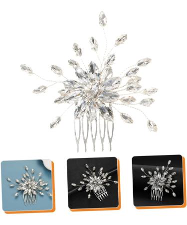 Didiseaon Hair Comb Hair Accessories for Bride Wedding Hair Wedding Headpiece for Bride Rhinestone Hair Accessories Bride Headpieces for Wedding Bride Tiara Diamond Alloy Headband - Buy Online on GoSupps.com