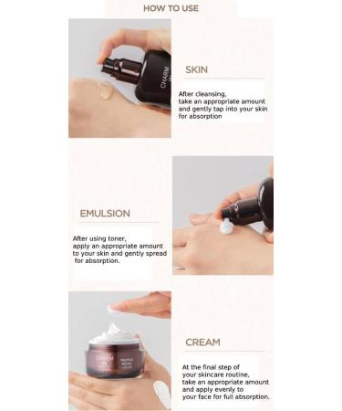 CHARMZONE Truffle Royal Anti-Aging Skincare Set Korean 3-Piece Set with Toner (3.72 fl oz) Emulsion (3.72 fl oz) & Cream (1.69 fl oz) for Wrinkles Firming Radiance - Buy Online on GoSupps.com