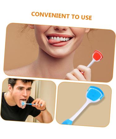 PopetPop Tongue Cleaning Brushes - 2-Piece Set for Adults | Effective Tongue Scraper & Coating Removal Tools - Buy Online on GoSupps.com