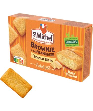 St Michel Individual white chocolate brownie casserole - 8 individual sachets 240 g - Buy Online on GoSupps.com