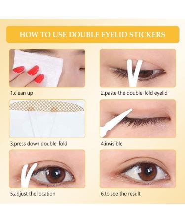 600PC Eyelid Stripes & Adhesive Tape | Invisible Eyelid Lift | Slide Pepper Tapes for Instant Eyelid Enhancement - Buy Online on GoSupps.com