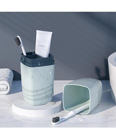 Discover the Suuwwn Travel Toothbrush Cup Set - 6 Portable Toothbrushes & Case for Home Camping and Business Trips | Shop Now! - Buy Online on GoSupps.com