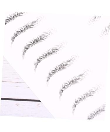 Gogogmee Artificial Eyebrow Patch 2 Sheets Black Stickers Brow Tatoo Eyebrow Makeup Tools s 3 Proof Patch - Buy Online on GoSupps.com