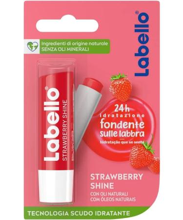 Beiersdorf Labello Strawberry Shine Lip Balm strawberry 12pack 12 x 5 g - Buy Online on GoSupps.com