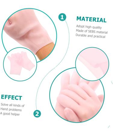 Healeved 3 Pairs Moisturizing Gloves Dry Hand Womens Mittens Cosmetics Gloves Grade - Dry Skin Care Gloves Exfoliating Hand Masks Hands Care Gloves Pink Facial Mask Sebs Whitening - Buy Online on GoSupps.com
