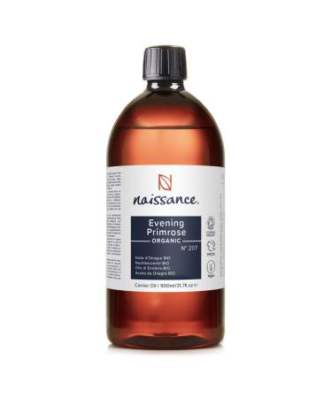 Naissance Huile D'Onagre Certifi e BIO (No. 207) 900ml - Naturelle Huile V g tale R g n rante pour Visage Peau Mature ou D shydrat e