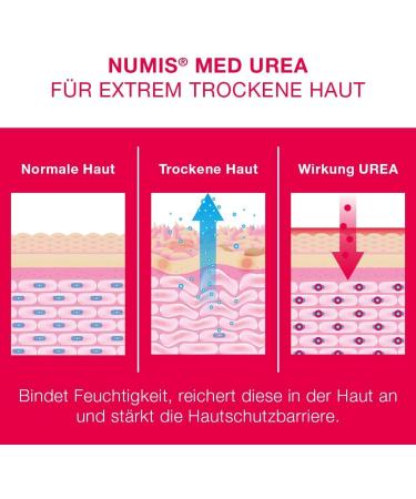 Numis Med numis med Moisturising Lotion 5% Urea - Milk and Body Lotions for Very Dry and Rough Skin - Vegan Free from Silicones Parabens & Mineral Oils - Body Lotion (6 x 300 ml) - Buy Online on GoSupps.com