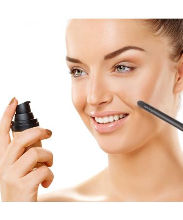 WOONEKY 30 Pcs Eye Shadow Brush Concealer Brush Double Sided Makeup Brush Sponge Stainless Steel Black - Buy Online on GoSupps.com
