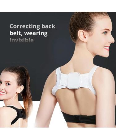 Adjustable Posture Corrector Back Support Shoulder Belt Rectify Straighten Correction Spine Corrector black M - Buy Online on GoSupps.com