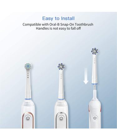 Replacement Toothbrush Heads for Oral B 8 Pack - Precision Clean Compatible with 7000Pro 10009600500030008000 - Buy Online on GoSupps.com