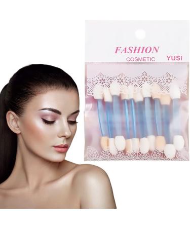 Pericoustroe 10 Pack Eyeshadow Brush Set Portable Double Ended Makeup Sponge Oval Brushes Reusable Eye Shadow Sponge Applicator Cosmetic Tool for Blending Defining Smudging(10PCS color random) - Buy Online on GoSupps.com