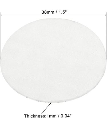 PATIKIL 38mm/1.5" Foam Lid Liner 100Pack PS Foam Resistant Tamper Pressure Sensitive Seal for Bottle Cap Liners Seals - Buy Online on GoSupps.com