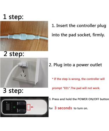 Far Infrared Heating Pad Mat for Back, Neck, Shoulders, Cramps - Pain Relief with Natural Jade and Tourmaline - Auto Shut Off, Smart Timer, Heat Settings - 28 x 17.3 - AC Powered - 1 Count - Buy Online on GoSupps.com