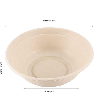 50 Pack Large Disposable Paper Bowls 32oz Compostable Paper Bowls Biodegradable Soup Bowls Eco-Friendly Sugarcane Bowls for Salad Pasta Hot Soup Ice Cream - Buy Online on GoSupps.com