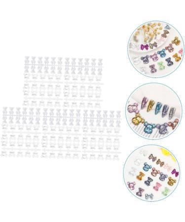 HONMEET 3 Nail Tools Nail Polish Tools Manicure Tools Bear Nail Color Display Tool Clear Nail Color Displaying Tool Bow Nail Color Displaying Tool Play Board Sample Bear Bow Tie - Buy Online on GoSupps.com