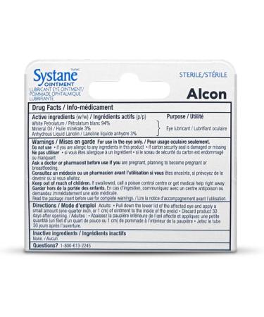 Systane Nighttime Lubricant Eye Ointment 3.50g (Pack of 10) - Soothing Relief for Dry Eyes | Buy Internationally - Buy Online on GoSupps.com