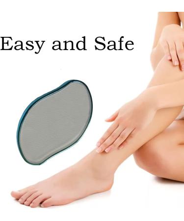 Crystal Hair Eraser Epilator Hair Removal Tool Magic Crystal Painless Hair Remover Skin Soft and Smooth Gift for Women and Men (Sapphire blue) - Buy Online on GoSupps.com