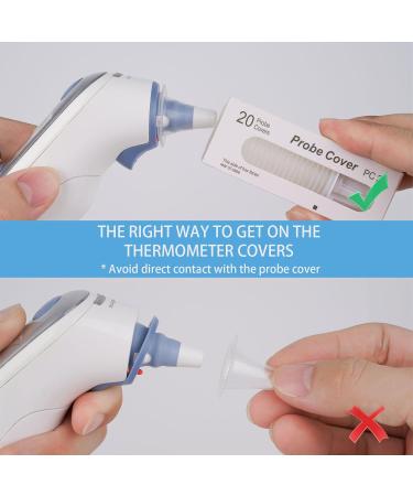 200 Pack Brown Thermoscan Protective Caps | Ear Thermometer Caps for All Brown Models | Ideal Fever Thermometer Accessories - Buy Online on GoSupps.com