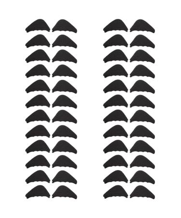 NOLITOY 48 Pairs Half Size Padded Toe Plug Foot Braces for Foot Pain Sponge Toe Silicone Sponge Toe Inserts Shoe Inserts Shoe Accessory High Elastic Sponge High Heel Men and Women Toe Cap