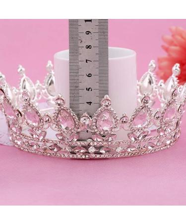 Beaupretty Vintage Rhinestone Crown Headband - Green Crystal Baroque Wedding Tiara for Brides - Buy Online on GoSupps.com