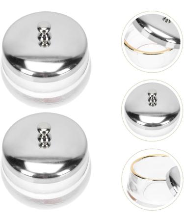 Hemobllo 2pi ces Gobelets Verre pour Dissolvant de Vernis Ongles Lot Couvercle Inoxydable Gobelet pour Manucure et Nail Art - Buy Online on GoSupps.com