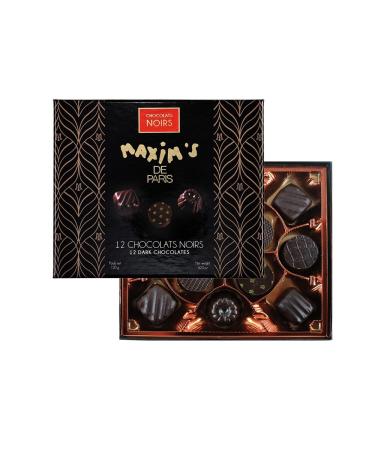Assortiment exclusif - 12 chocolats noir