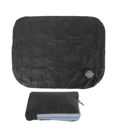 Anggrek Inflatable Seat Cushion | Quick Inflate Travel Pillow | Waterproof TPU | Perfect for Camping & Picnics (Black) - International Shipping Available - Buy Online on GoSupps.com