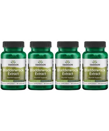 Swanson Bladderwrack Leaves 60 Capsules (4 Pack)