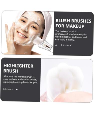 Manual Face Brush Pore Cleansing Brush Cosmetic Brush Face Scrub Brush Face Washing Brush Silicone Face Brush Face Powder Brush Makeup Brush Multifunction Highlighter Acrylic - Buy Online on GoSupps.com
