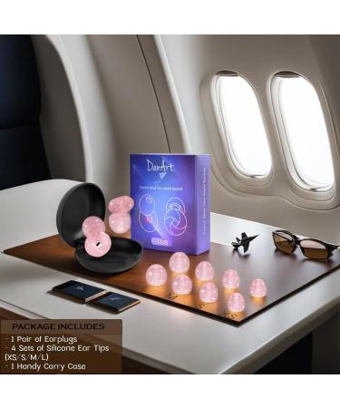DanArt Noise Reduction Earplugs | Silicone 4 Sizes Comfortable Fit Easy to Use | Rose Pink - Buy Online on GoSupps.com