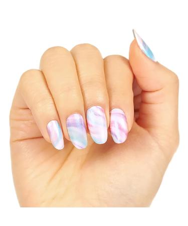 Color Street Cotton Candy Swirl Nail Polish Strips - Get the Perfect Pastel Manicure at Home - Buy Online on GoSupps.com