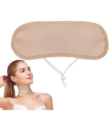 Adjustable Reusable Topical Pack - Leak Proof Castor Oil Neck Wrap for Men & Women (Khaki) - Perfect for Pain Relief & Comfort - Buy Online on GoSupps.com