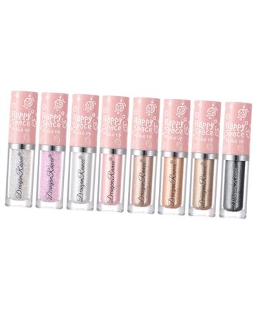 Mipcase 8pcs Eye Shadow Glitter Eyeshadow Lady Tools Makeup Stuff Women Makeup Tools Miss Shine Cosmetics