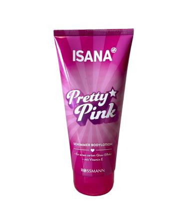 Dirk Rossmann Isana Pretty Pink Shiny Bodylotion cr me 200 ml