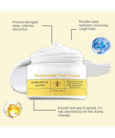  BRVLY Moisturizing cream for cracked feet lotion for dry feet foot cream for dry cracked heels & heels lotion for cracked heels (7) - Buy Online on GoSupps.com