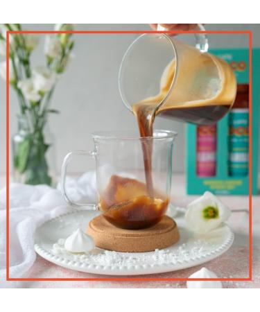 Cafe Pocco Coffee Syrup Set - 250ml Glass Bottles - Caramel & Vanilla - Enhance Your Lattes, Iced Lattes, and Frappes - Buy Online on GoSupps.com
