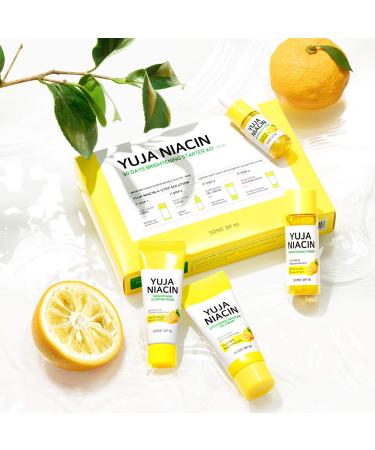 SOME BY MI Yuja Niacin Brightening Starter Kit - Toner Serum Gel Cream & Sleeping Mask for Melasma & Blemish Care | International Shipping - Buy Online on GoSupps.com