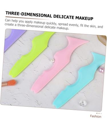 Beatifufu Blue Eyeliner Pencil 3pcs Silicone Beauty Ruler Eyeshadow Massaging Tools Girl Supplies Eyeliner Stencil Cosmetic - Buy Online on GoSupps.com