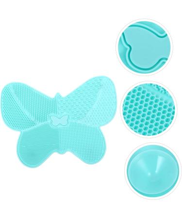 Housoutil 1pc Silicone Scrub Pad Lip Brush Cleaning Mat Brush Cleaning Plate Makeup Brush Scrubber Beauty Tool Cleaning Mat Brush Cleaning Pad Cleaning Tool Hair Make up Silica Gel Cleaner 23X17cm Green - Buy Online on GoSupps.com