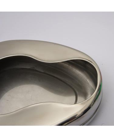 Stainless Steel Potty Portable Thick Stainless Steel Bed Pans with Lid for Bedridden Patients Pregnant Woman and Elderly Simple to Clean - Buy Online on GoSupps.com
