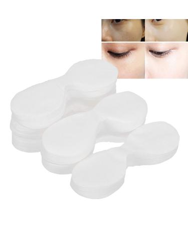 600 Pieces Eye Mask Paper Disposable Cotton DIY Eye Paper Beauty Salon Eye Sheet for Moisturizing for Facial Beauty Care