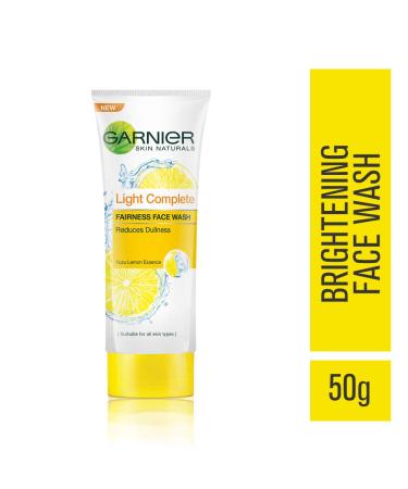 Garnier White Complete Face Wash 50g - Brightening Facial Cleanser - Buy Online on GoSupps.com