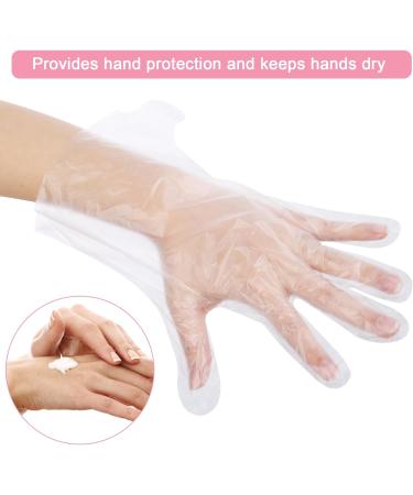 Aster 200 Pcs Paraffin Wax Bath Liners for Hand Paraffin Wax Gloves Thermal Mitten Bags Hot Wax Therapy Plastic Hand Covers for Paraffin Wax Machine Wax Treatment - Buy Online on GoSupps.com