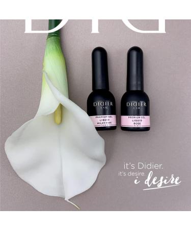 Didier Lab Premium Milky Pink Builder Gel 10ml - Nail Strengthener & Extension in a Bottle - LED UV Builder Gel for Nail Repair & Hardening - Ideal with Nail Forms - Buy Online on GoSupps.com