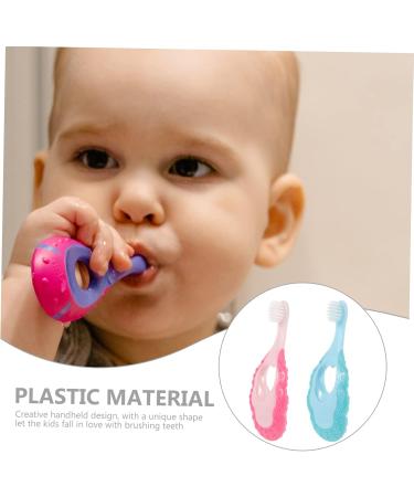 Fomiyes 4-Piece Baby Toothbrush Set | Travel Toothbrushes for Kids | Children's Teeth Cleaning Tools | Portable Toddler Toothbrushes - Buy Online on GoSupps.com