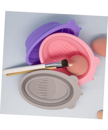Ipetboom 6 Pcs Makeup Brush Cleaning Pad Brush Cleaner Tool Hair Brush Cleaner Makeup Scrubber Mat Silicone Brush Cleaning Cup Make up Brush Cleaner Silica Gel Brush Pad Travel Cosmetic 14x11cmx3pcs Assorted Color 1x3pcs - Buy Online on GoSupps.com